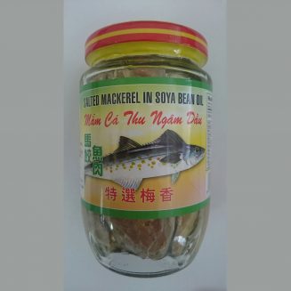 VIET Salted Mackerel in SB Oil 454g/24