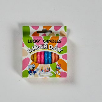 Lucky24 Birthday Candles 12pkts/box
