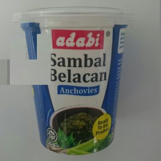 ADABI Sambal Belacan ANCHOVIES 180g/24