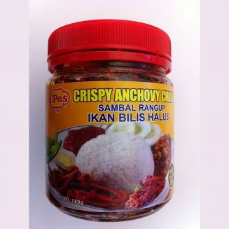 D'Pes Crispy Anchovy Chili 240g/12