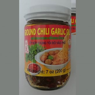 JHC Ground Chili Garlic Oil 200g/24