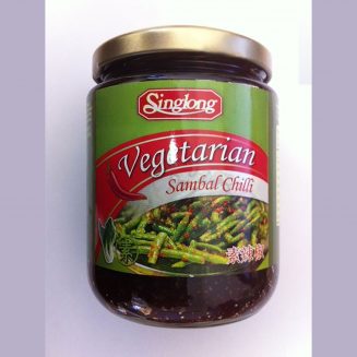 SINGLONG Vegetarian Sambal Chilli (Green) 230g/12