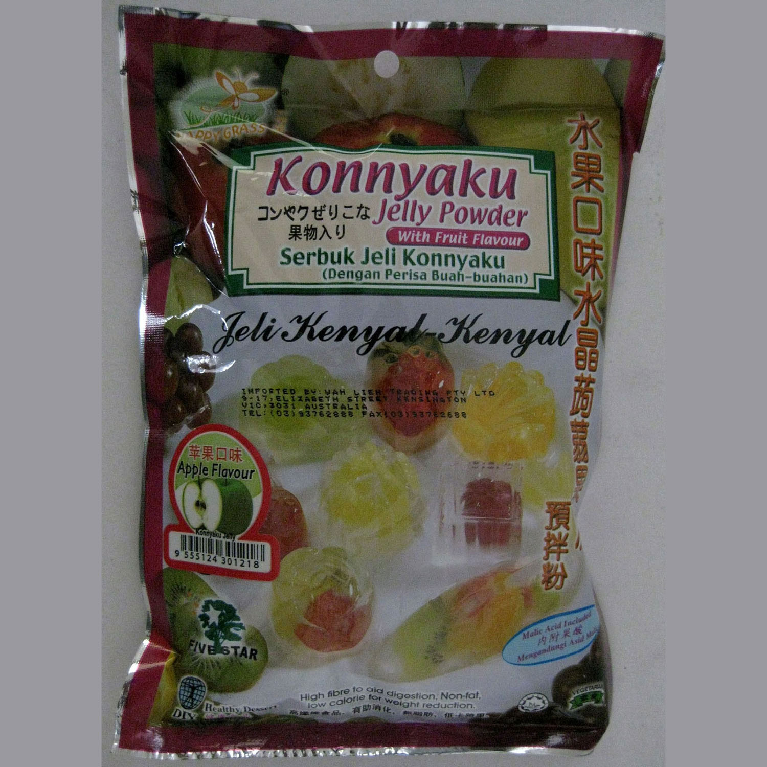 Konnyaku Jelly Powder Apple 250g 30 Wah Lien konnyaku-jelly-powder-apple-250g-30-wah-lien