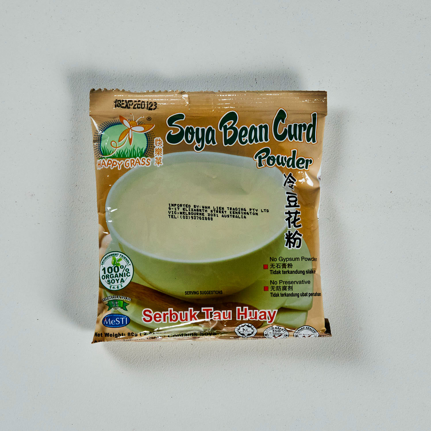 SERBUK Soya Bean Curd Powder 80g/40 Wah Lien