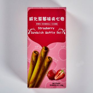 HK Sandwich Waffle Roll [Strawberry] 180g/20