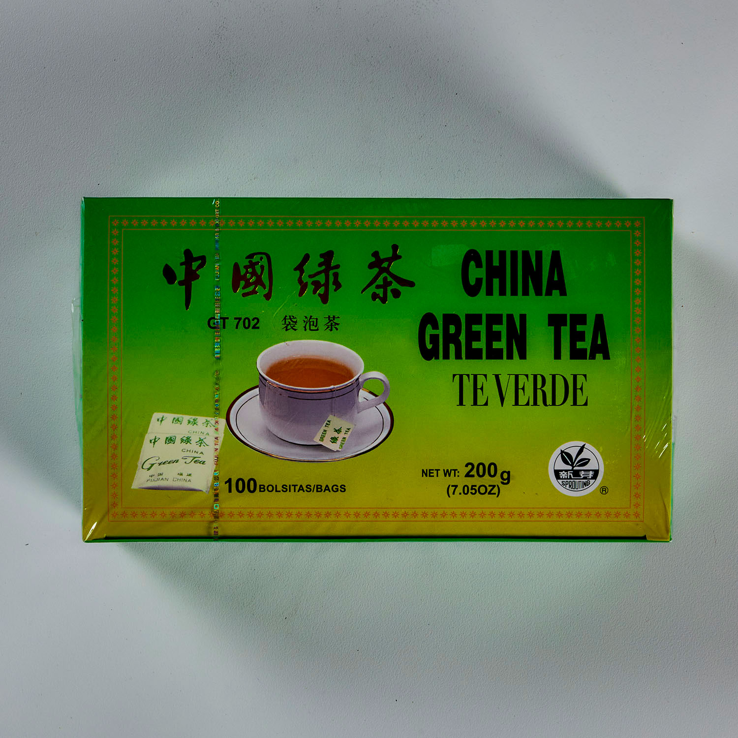 GT702 Green Tea Bag (2g*100s)/10 - Wah Lien